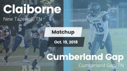 Matchup: Claiborne High vs. Cumberland Gap  2018