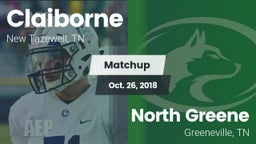 Matchup: Claiborne High vs. North Greene  2018