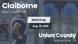 Matchup: Claiborne High vs. Union County  2019
