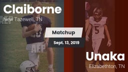 Matchup: Claiborne High vs. Unaka  2019