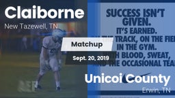 Matchup: Claiborne High vs. Unicoi County  2019