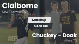 Matchup: Claiborne High vs. Chuckey - Doak  2019