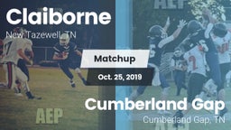 Matchup: Claiborne High vs. Cumberland Gap  2019