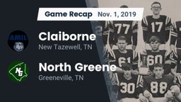 Recap: Claiborne  vs. North Greene  2019
