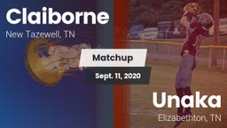 Matchup: Claiborne High vs. Unaka  2020