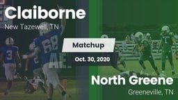 Matchup: Claiborne High vs. North Greene  2020