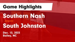 Southern Nash  vs South Johnston  Game Highlights - Dec. 13, 2023