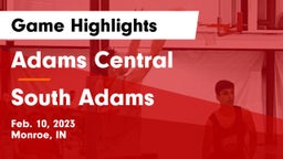 Adams Central  vs South Adams  Game Highlights - Feb. 10, 2023