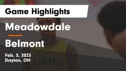 Meadowdale  vs Belmont  Game Highlights - Feb. 3, 2023