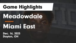 Meadowdale  vs Miami East  Game Highlights - Dec. 16, 2023