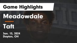 Meadowdale  vs Taft  Game Highlights - Jan. 13, 2024