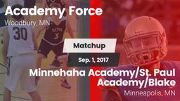 Matchup: Academy Force vs. Minnehaha Academy/St. Paul Academy/Blake  2017