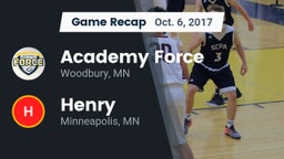 Recap: Academy Force vs. Henry  2017