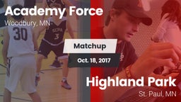 Matchup: Academy Force vs. Highland Park  2017