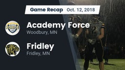 Recap: Academy Force vs. Fridley  2018