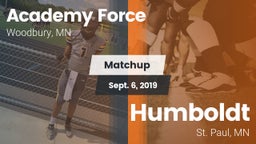 Matchup: Academy Force vs. Humboldt  2019