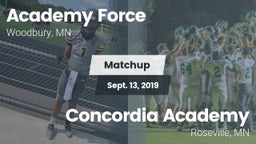 Matchup: Academy Force vs. Concordia Academy 2019