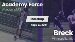 Matchup: Academy Force vs. Breck  2019
