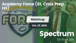 Matchup: Academy Force vs. Spectrum  2020