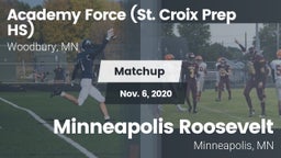 Matchup: Academy Force vs. Minneapolis Roosevelt  2020