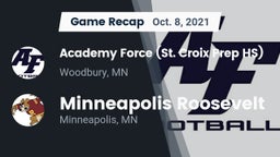 Recap: Academy Force (St. Croix Prep HS) vs. Minneapolis Roosevelt  2021