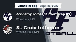 Recap: Academy Force (St. Croix Prep HS) vs. St. Croix Lutheran  2022
