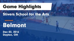 Stivers School for the Arts  vs Belmont  Game Highlights - Dec 02, 2016