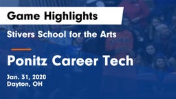 Stivers School for the Arts  vs Ponitz Career Tech  Game Highlights - Jan. 31, 2020