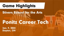 Stivers School for the Arts  vs Ponitz Career Tech  Game Highlights - Jan. 9, 2024