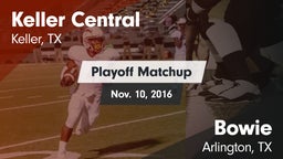 Matchup: Keller Central High vs. Bowie  2016