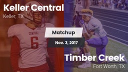 Matchup: Keller Central High vs. Timber Creek  2017