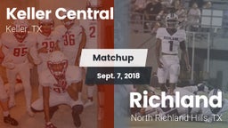 Matchup: Keller Central High vs. Richland  2018