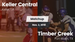 Matchup: Keller Central High vs. Timber Creek  2018