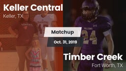 Matchup: Keller Central High vs. Timber Creek  2019