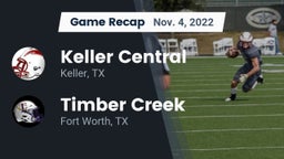 Recap: Keller Central  vs. Timber Creek  2022