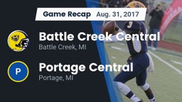 Recap: Battle Creek Central  vs. Portage Central  2017