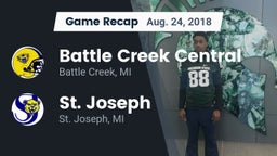 Recap: Battle Creek Central  vs. St. Joseph  2018