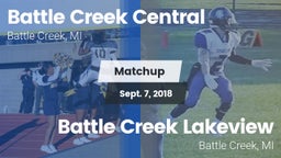Matchup: Central  vs. Battle Creek Lakeview  2018
