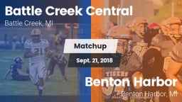 Matchup: Central  vs. Benton Harbor  2018