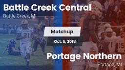 Matchup: Central  vs. Portage Northern  2018