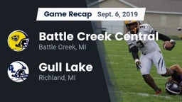 Recap: Battle Creek Central  vs. Gull Lake  2019