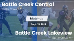 Matchup: Central  vs. Battle Creek Lakeview  2019