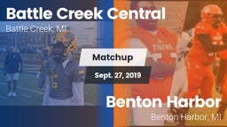 Matchup: Central  vs. Benton Harbor  2019