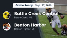 Recap: Battle Creek Central  vs. Benton Harbor  2019