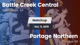 Matchup: Central  vs. Portage Northern  2019