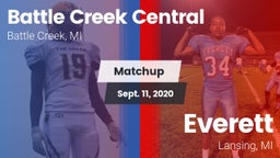 Matchup: Central  vs. Everett  2020