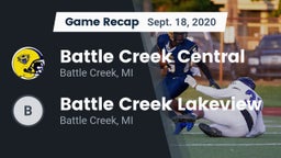 Recap: Battle Creek Central  vs. Battle Creek Lakeview  2020