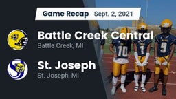 Recap: Battle Creek Central  vs. St. Joseph  2021
