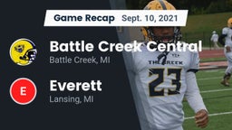 Recap: Battle Creek Central  vs. Everett  2021