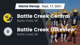 Recap: Battle Creek Central  vs. Battle Creek Lakeview  2021
